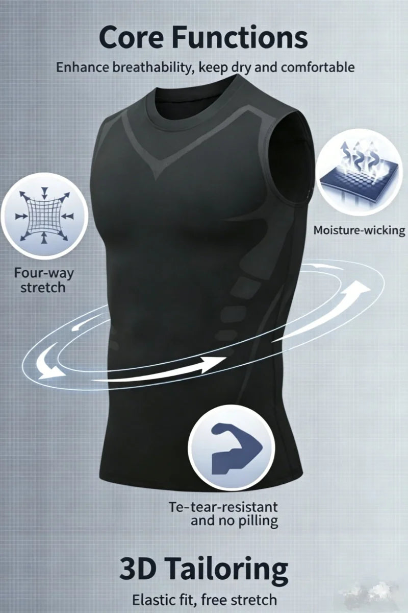 Men's Printed Sleeveless Training Tank Top