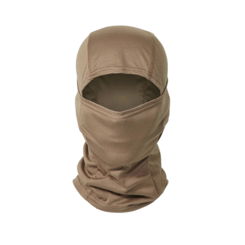 Full Face Balaclava Hood with Solid and Camouflage Options