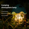 Portable Camping Lantern Atmosphere Lamp Rechargeable Outdoor Travel Hiking Camping Lamp Tent Light Flashlights Camping Supplies