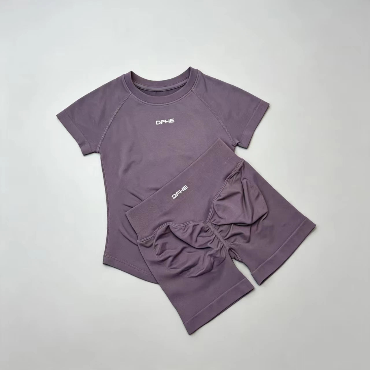 Women's Tee And Shorts Yoga Set For Workout Outfits