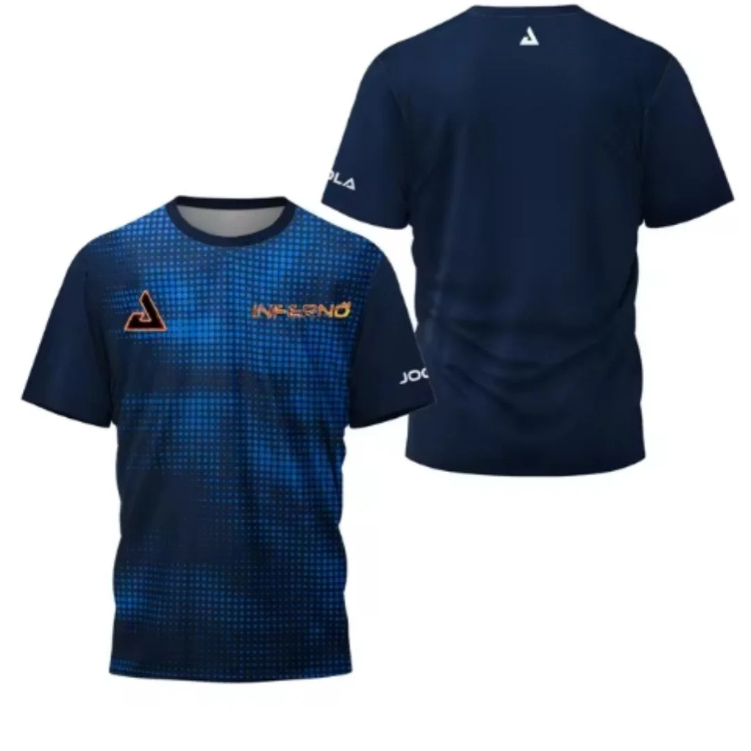 Floral Court Sports Short Sleeve T-shirt For Sports Outfits