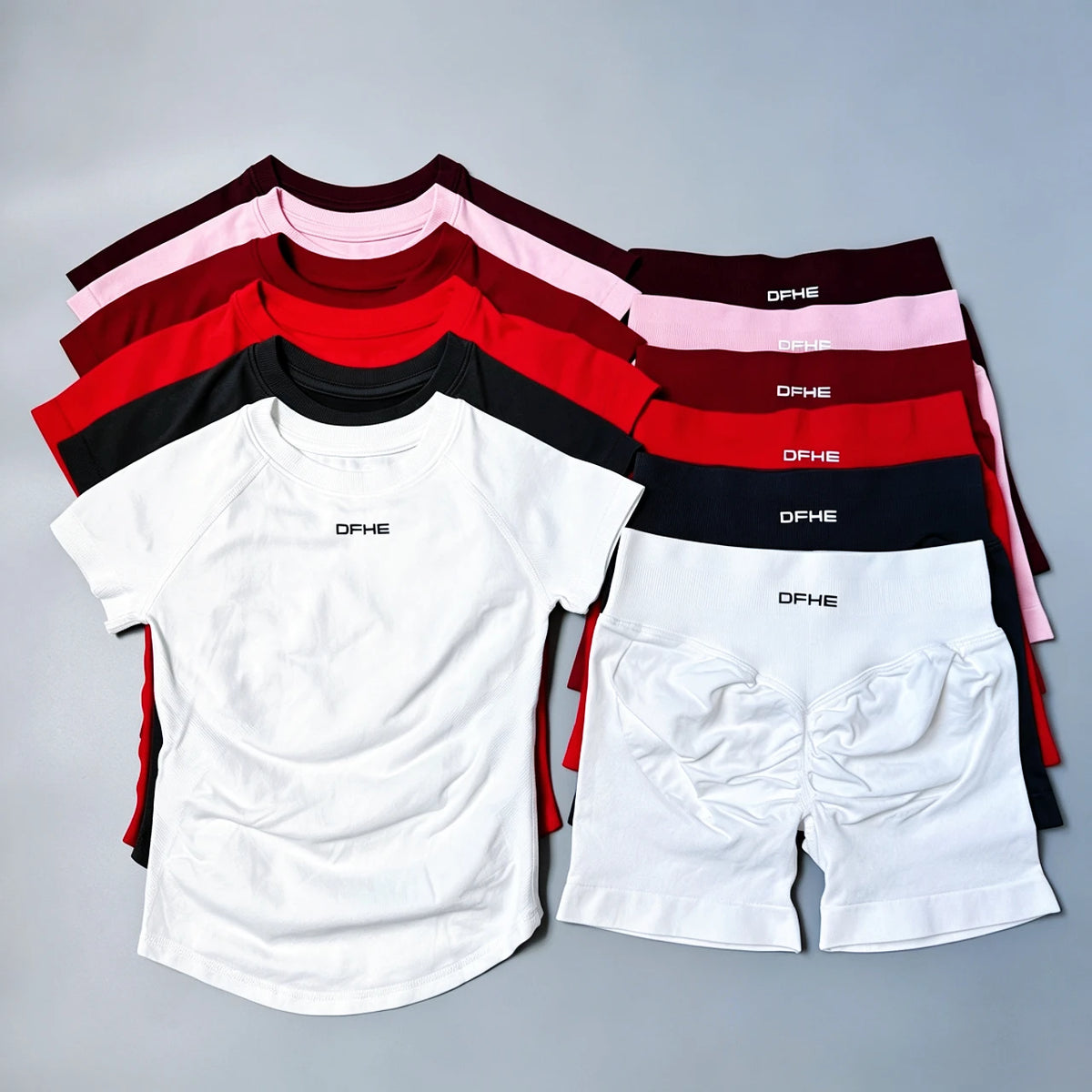 Women's Tee And Shorts Yoga Set For Workout Outfits