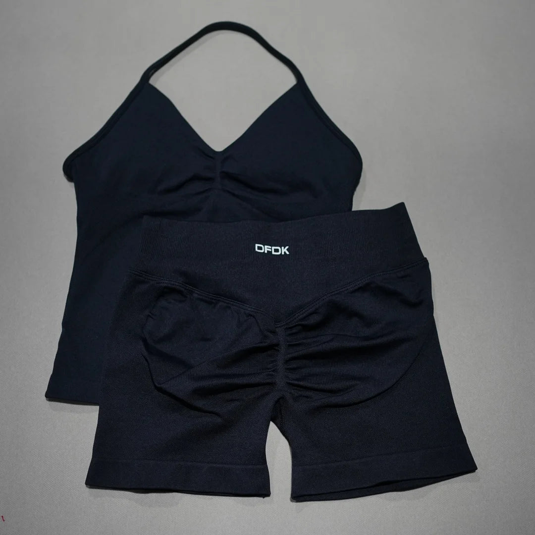 Women's Tank And Shorts Yoga Set For Workout Outfits