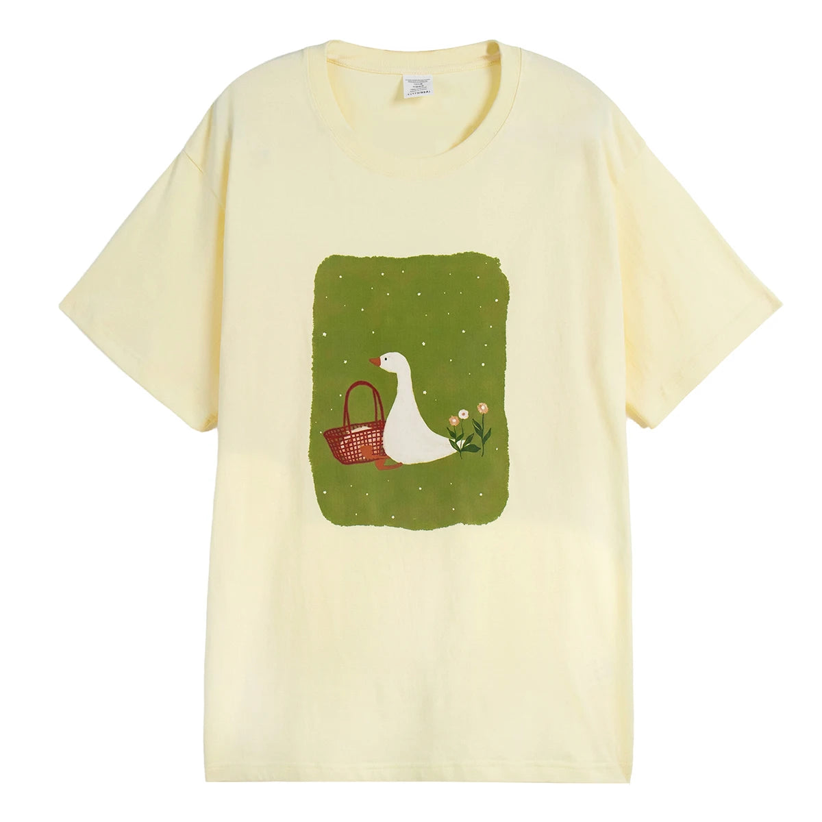 Graphic Crew Neck Short Sleeve Casual Pullover T Shirt