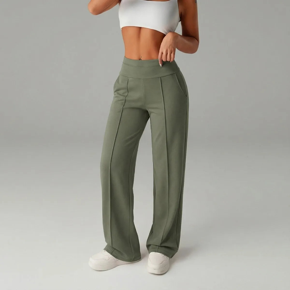 Women's Loose Wide Leg Yoga Pants For Workout Outfits