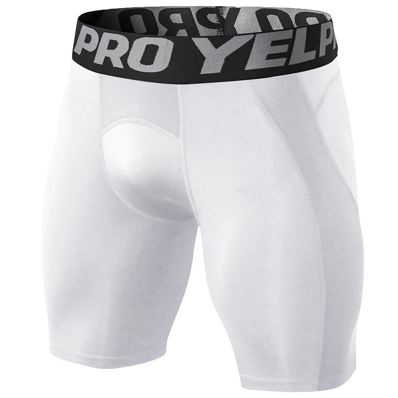 Men's Fitted Training Shorts for Gym and Running