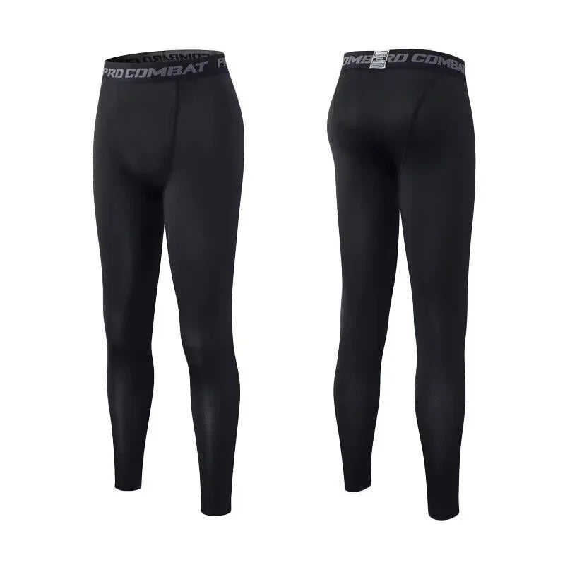 Men's Fitted Training Leggings for Gym and Running