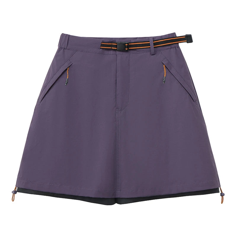 Women's Lightweight Stretch Skort with Cargo Styling
