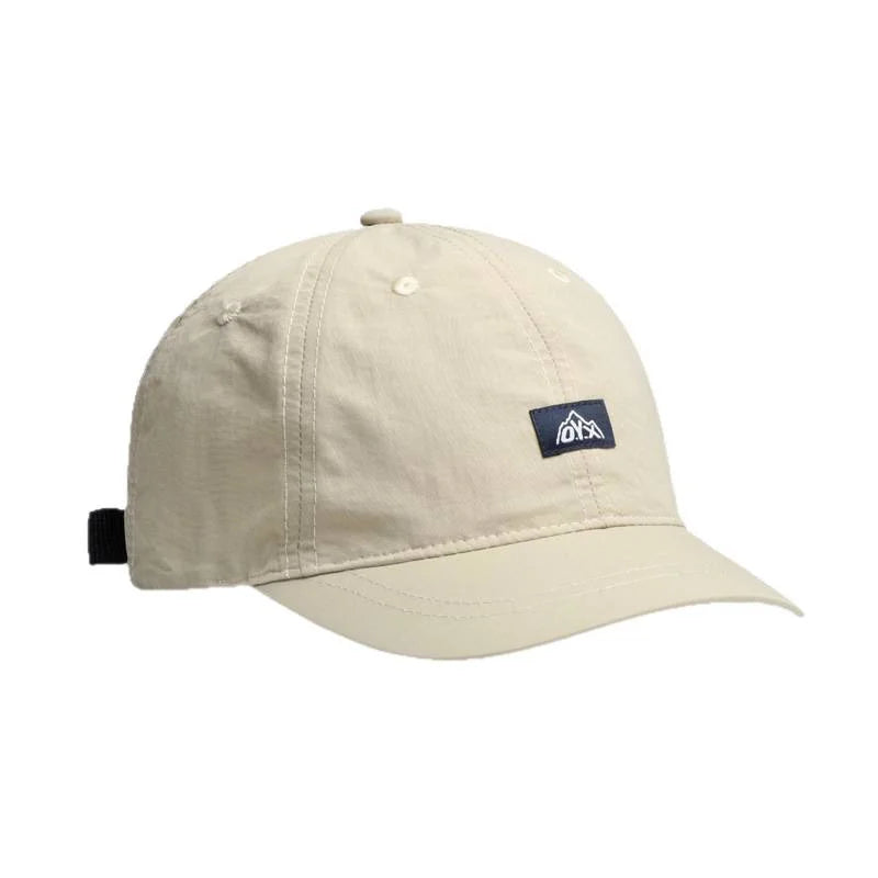 Unisex Adjustable Baseball Cap with Curved Brim and Front Patch