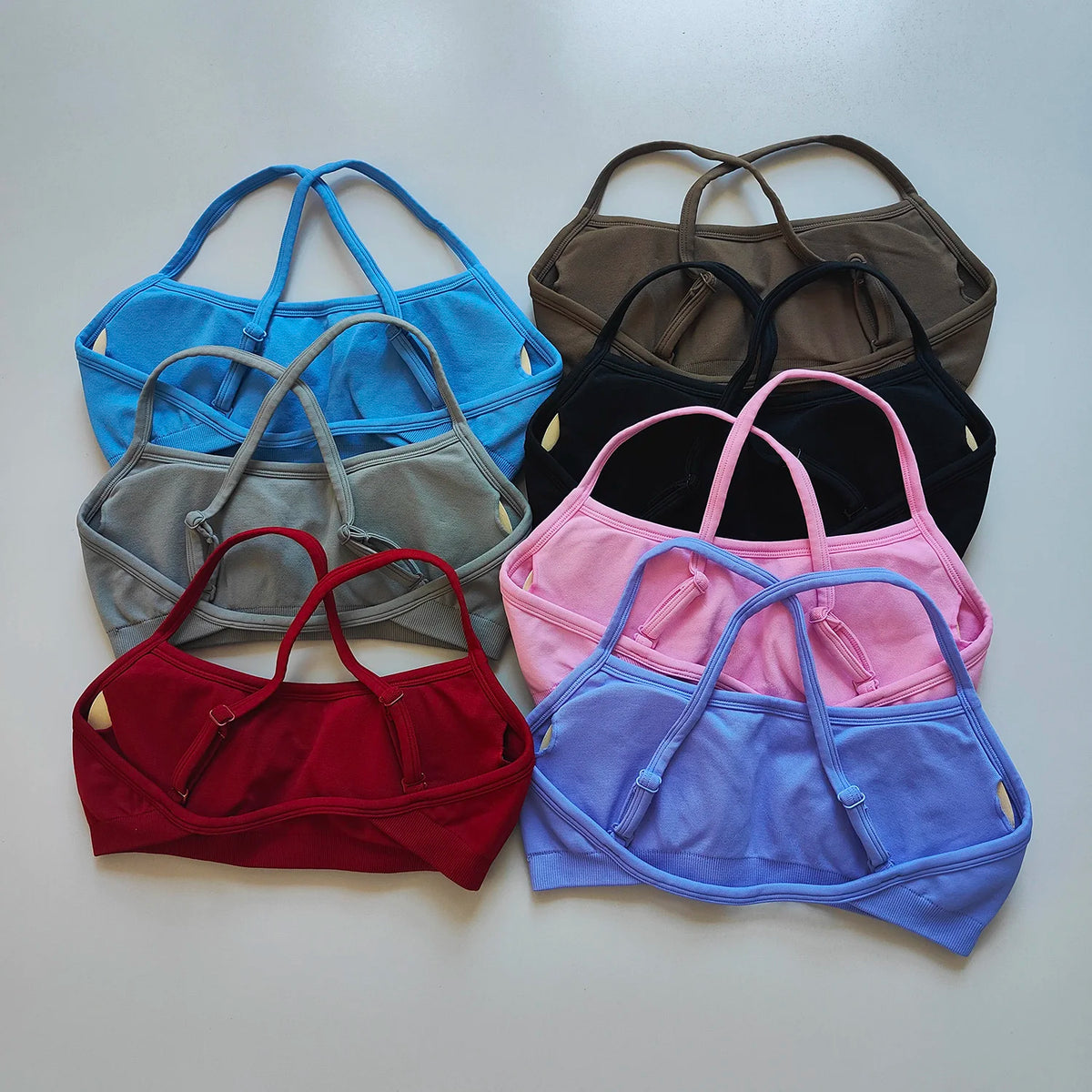 Women's Thin Strap Cross Back Sports Bra