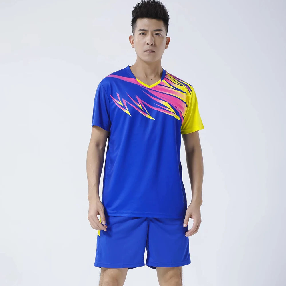 Volleyball Shirt And Shorts Two Piece Sports Clothing Set