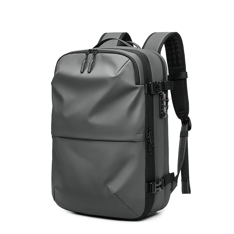 Vacuum Compression Travel Backpack with Separately Labelled Pump and Bag Options