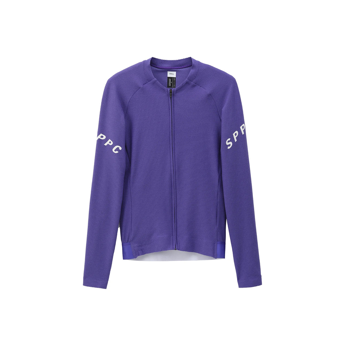 Men's Long Sleeve Full-Zip Cycling Jersey with Rear Storage Pockets