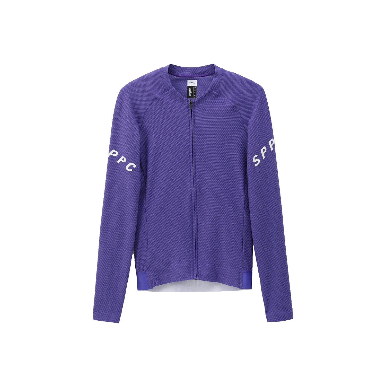 Men's Long Sleeve Full-Zip Cycling Jersey with Rear Storage Pockets