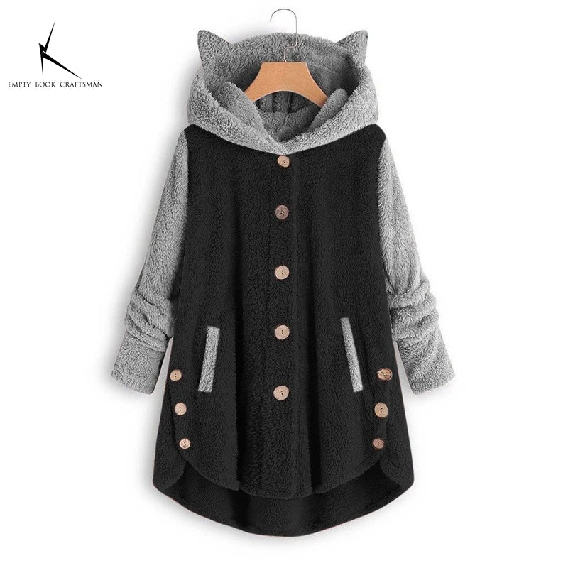 Long Sleeve Casual Hooded Sweatshirt with Relaxed Streetwear Styling
