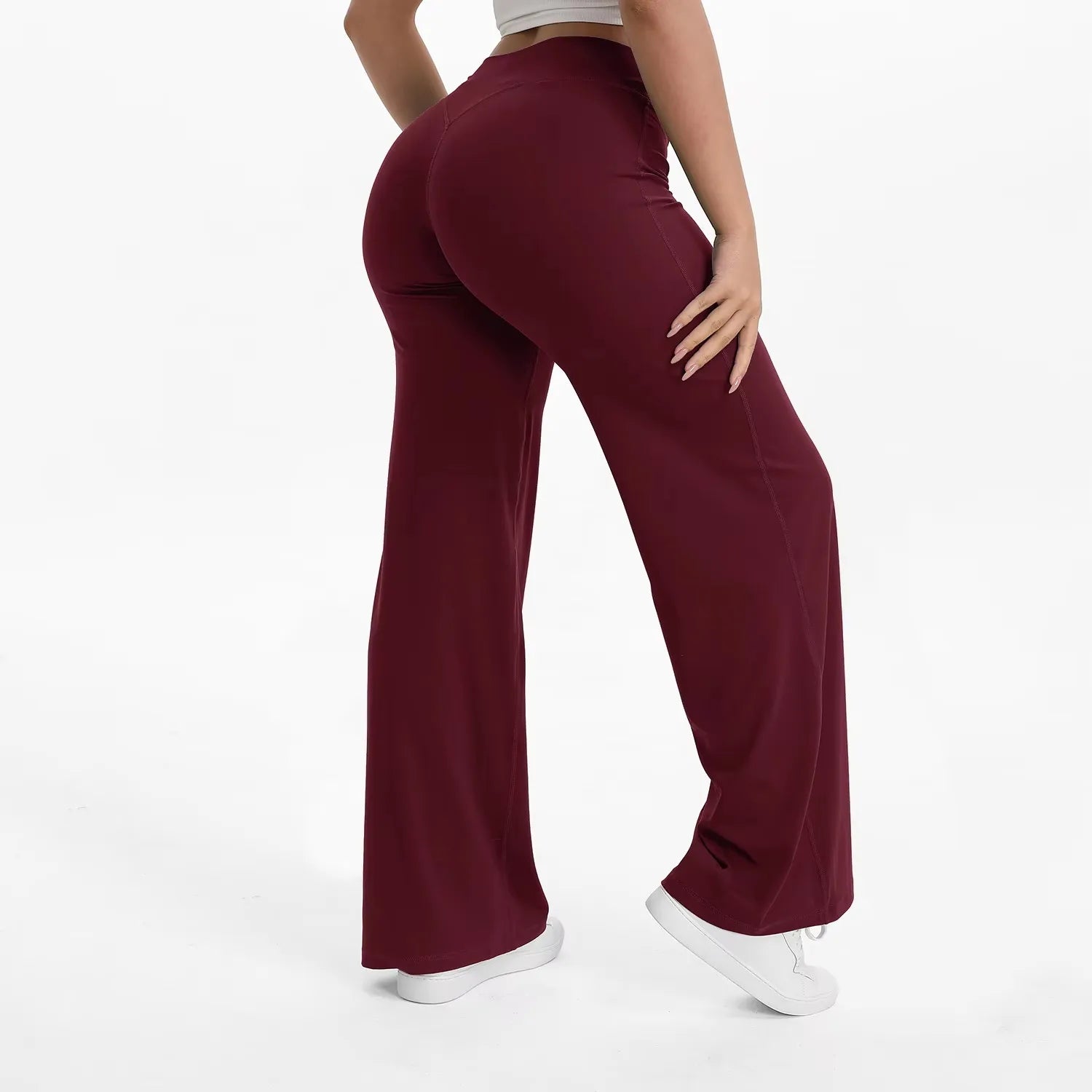Women's Loose Wide Leg Yoga Pants For Workout Outfits
