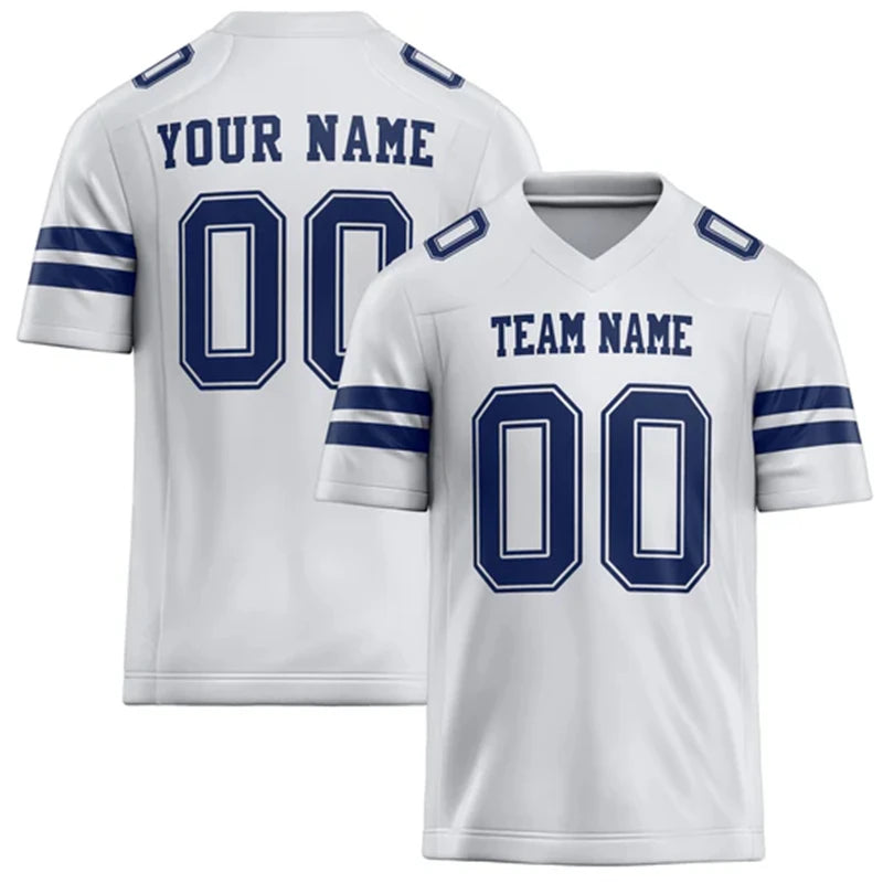 Rugby Graphic Short Sleeve Sports Jersey with Number Print