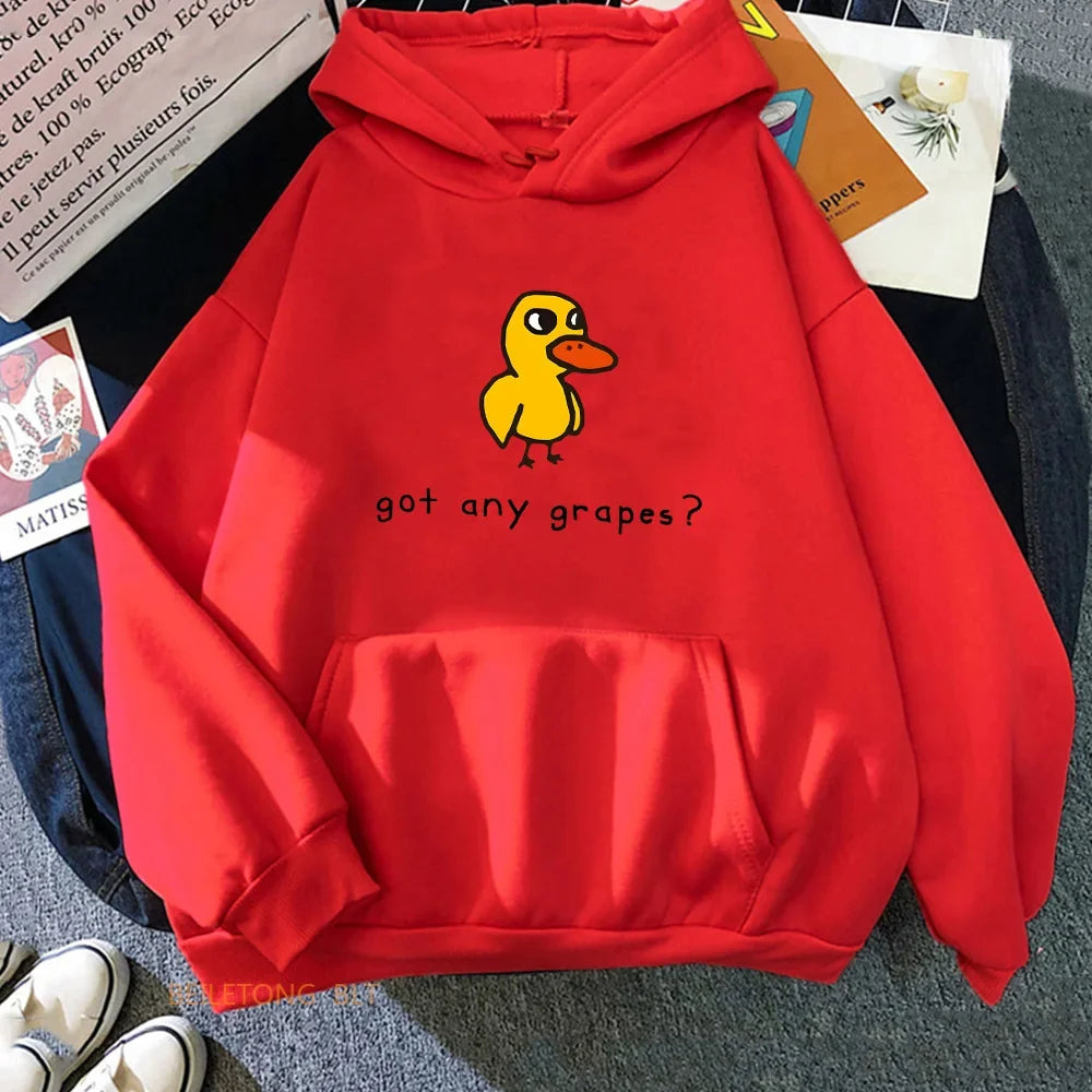 Long Sleeve Casual Hooded Sweatshirt with Relaxed Streetwear Styling