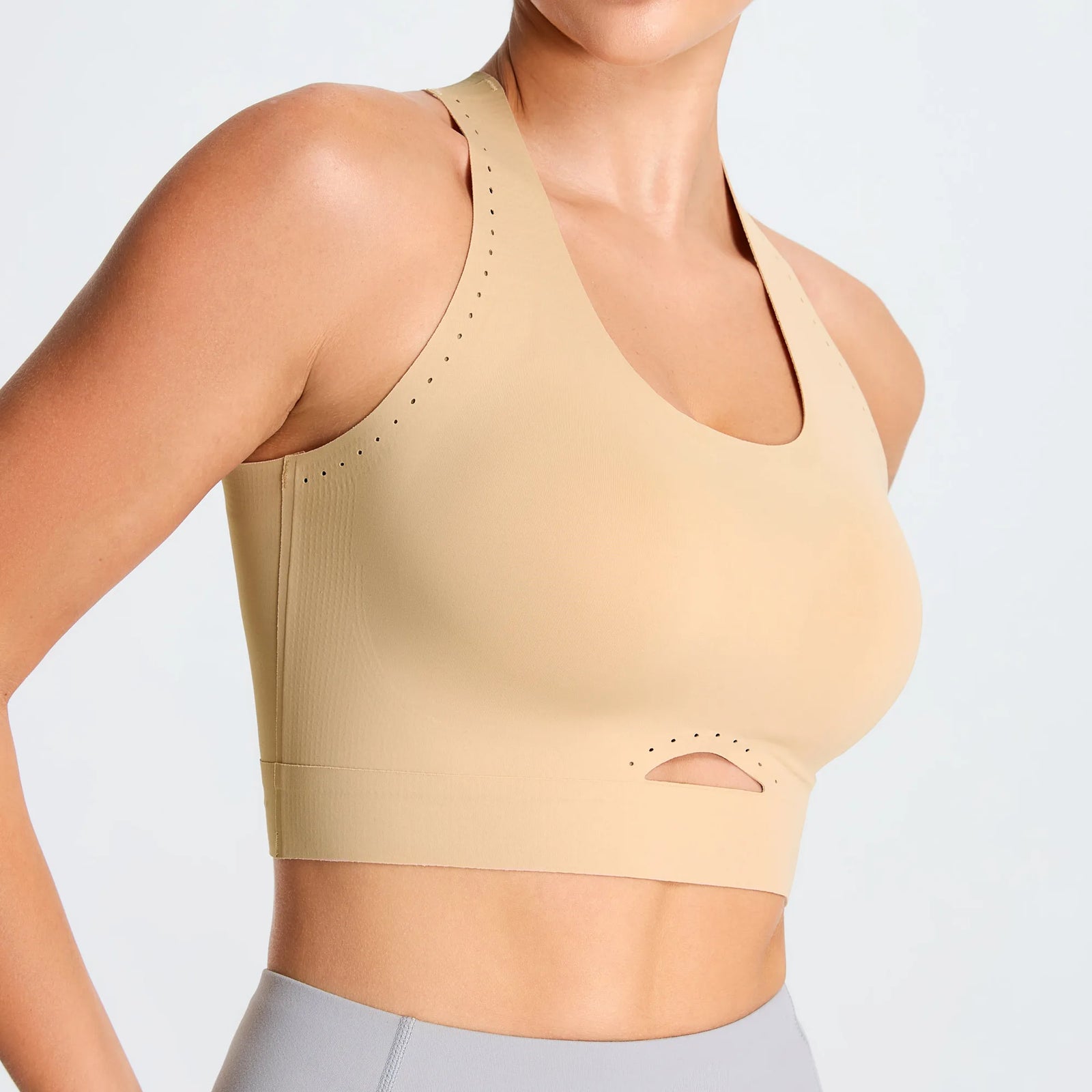 Women's Cross Back Cutout Sports Bra