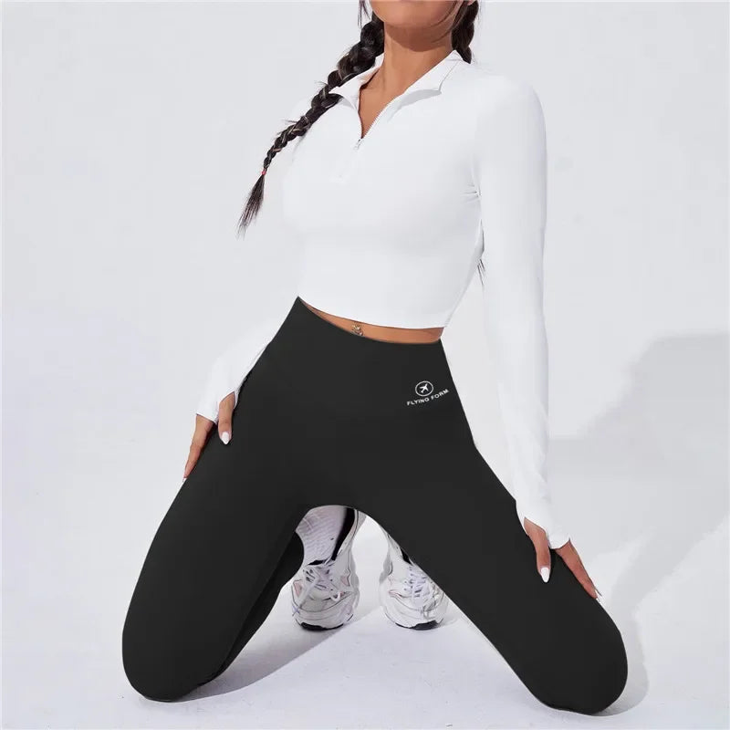 Women's Panelled Full Length Leggings For Workout Outfits