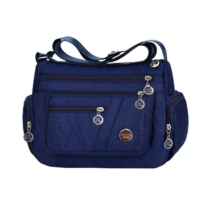 Multi Pocket Crossbody Bag with Adjustable Shoulder Strap