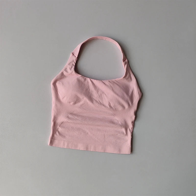Women's Halter Neck Longline Tank Top