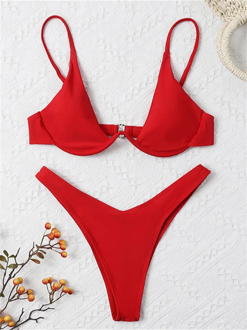 Underwire Halter Bikini