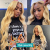 MELODIE 613 Lace Frontal Wig 13x6 Honey Blonde Body Wave Lace Front Wig Brazilian 13x4 Water Wave Transparent Human Hair Wig