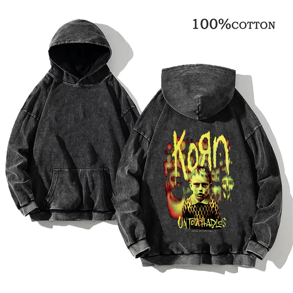 Graphic Long Sleeve Casual Hooded Sweatshirt with Original Style Options