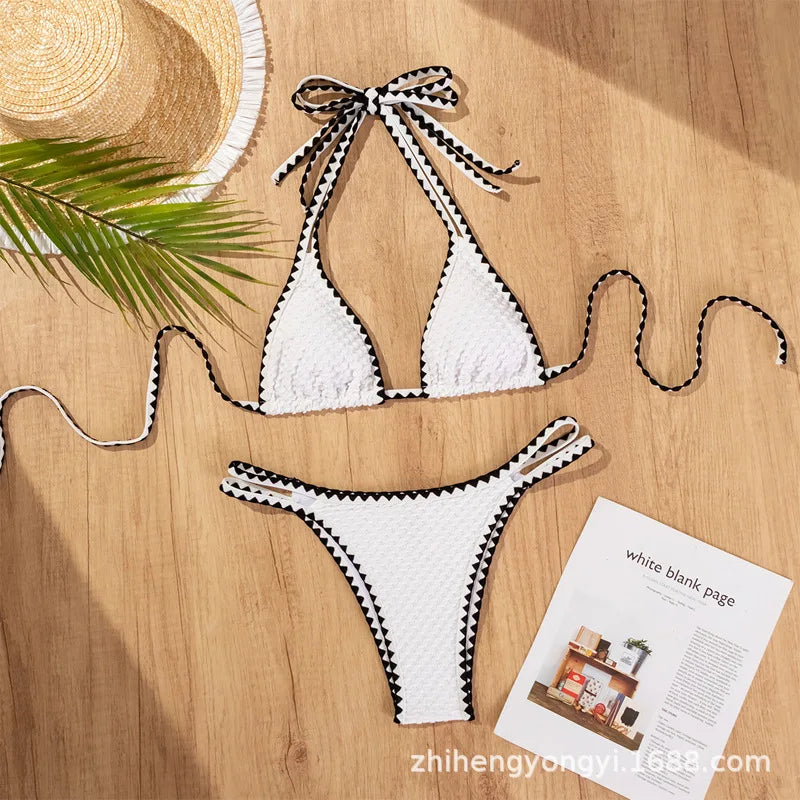 White Bandeau Bikini