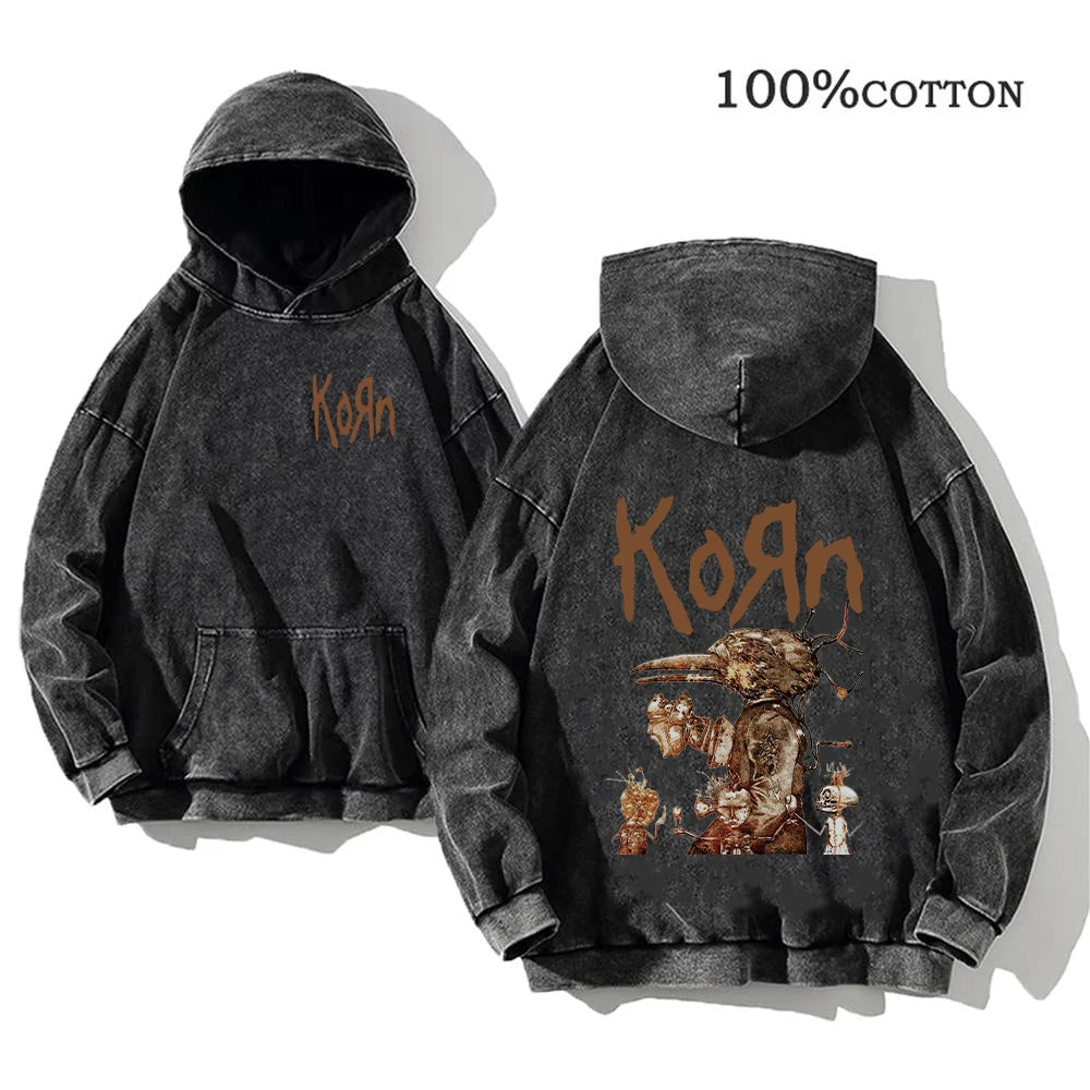 Graphic Long Sleeve Casual Hooded Sweatshirt with Original Style Options