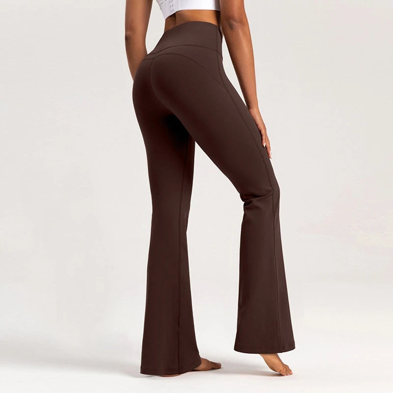 Women's High Waist Flared Pants