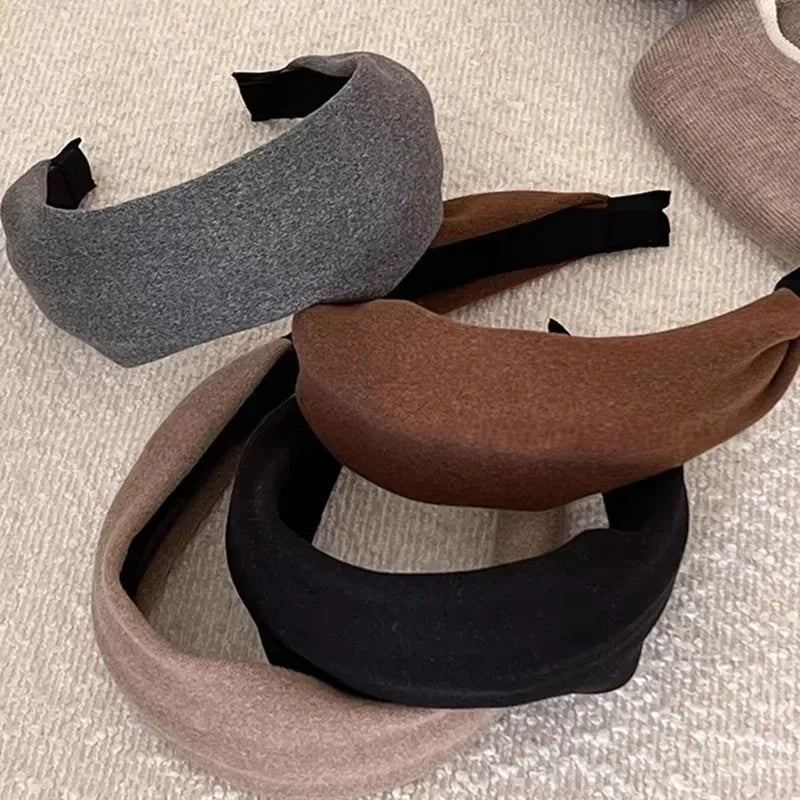 Wide Fabric Covered Padded Headband for Everyday Hair Styling