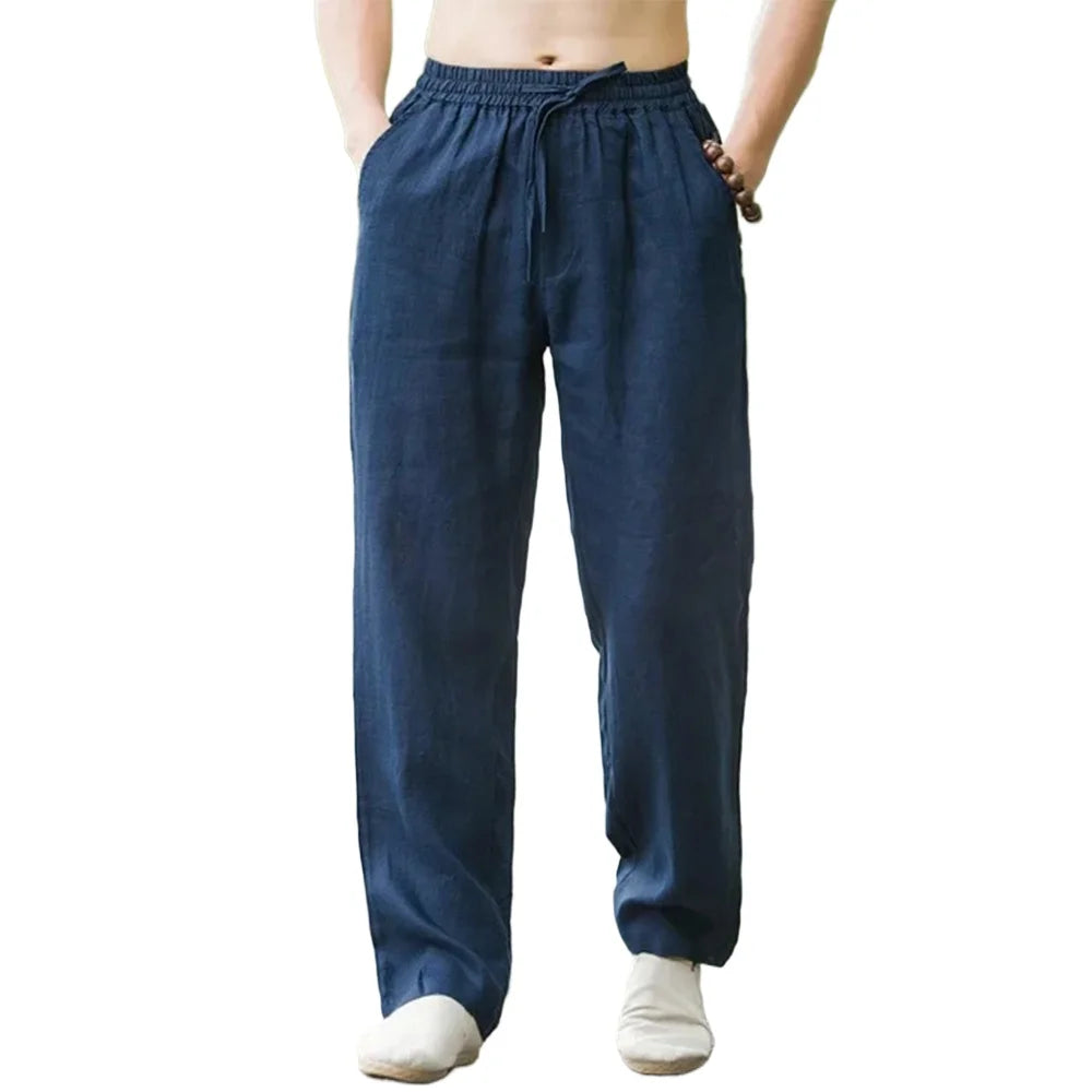 Men's Elastic Waist Casual Pants For Everyday Wear
