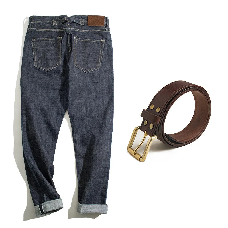 Men's Straight Leg Denim Jeans for Casual Everyday Wear