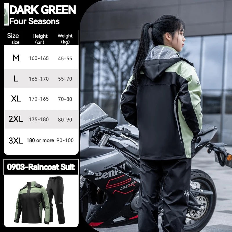 Outdoor Hooded Jacket and Trouser Clothing Set with Style Options