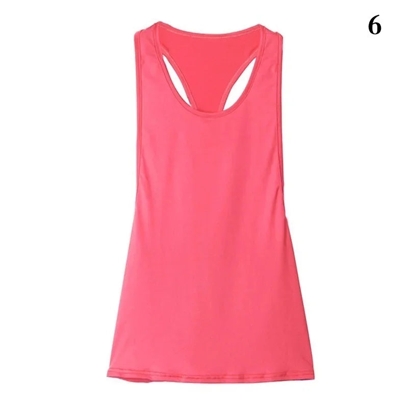 Women's Loose Racerback Sleeveless Sports Tank Top For Workout Outfits