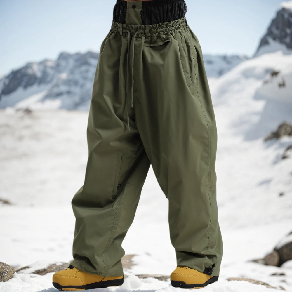 Full Length Loose Fit Ski and Snowboard Winter Pants