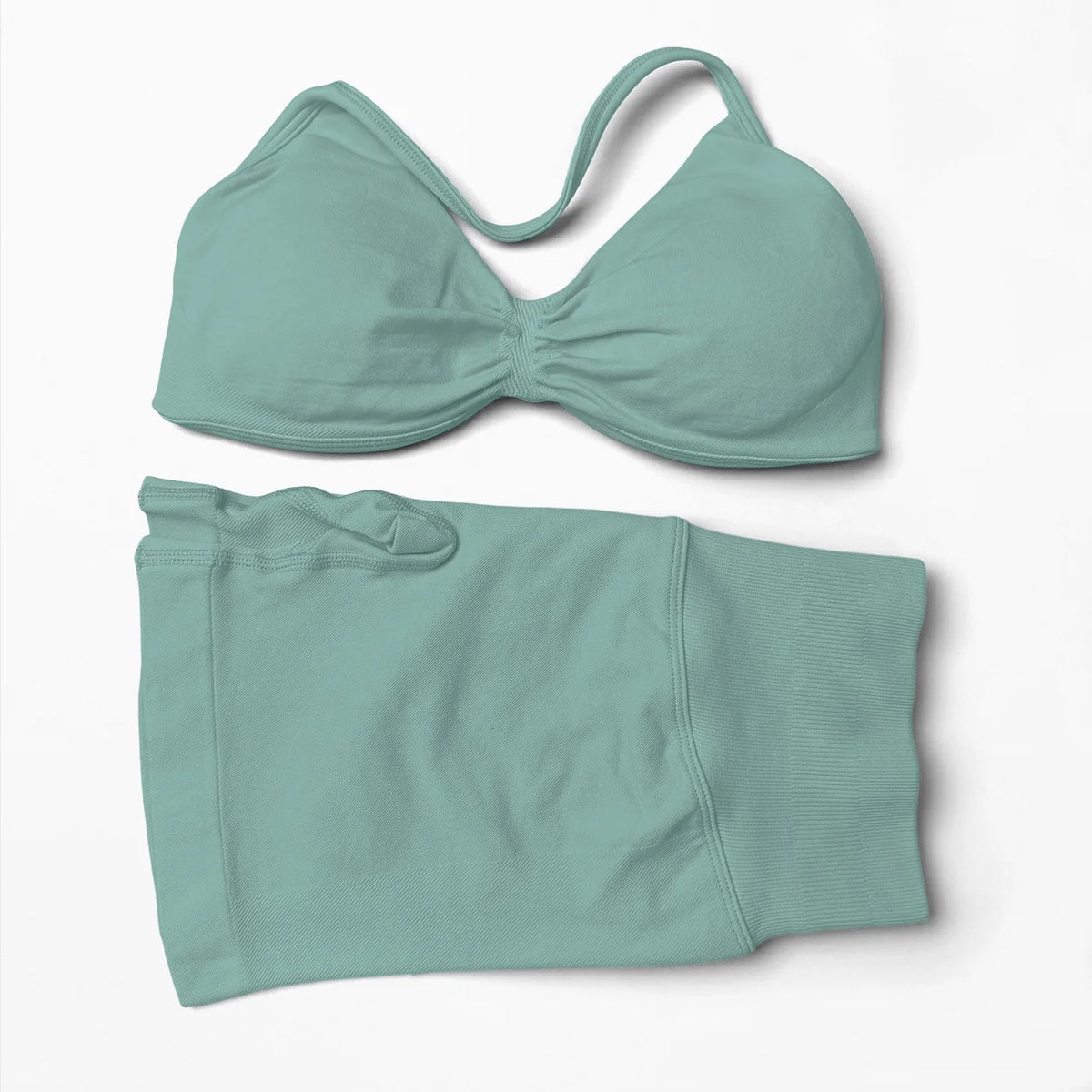 Women's Halter Bra And Variable Bottoms Yoga Set
