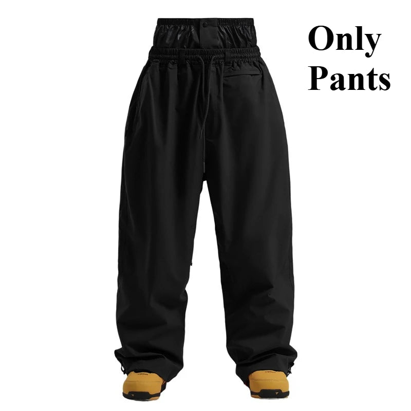 Full Length Loose Fit Ski and Snowboard Winter Pants