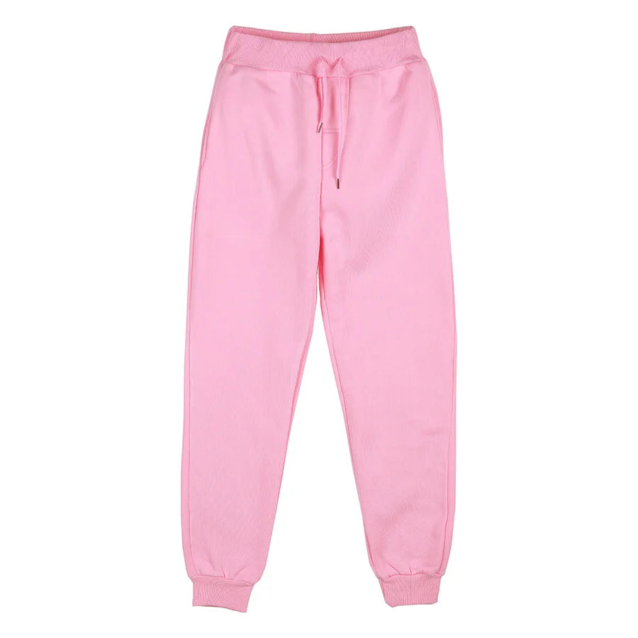 Full Length Drawstring Waist Casual Running Jogger Pants