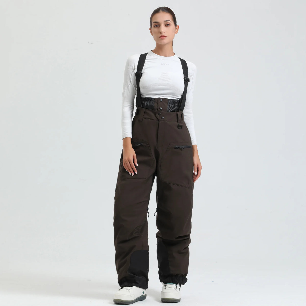Full Length Suspender Ski and Snowboard Winter Bib Pants