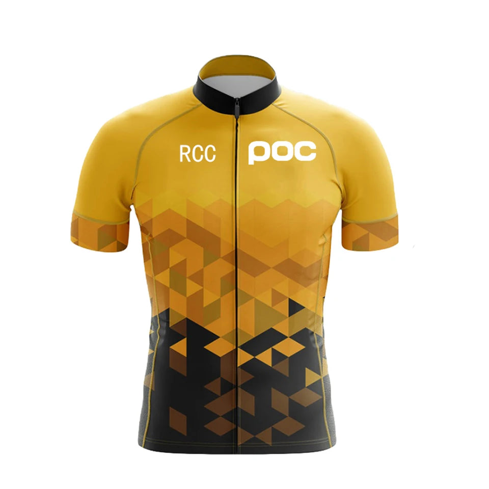 Men's Short Sleeve Cycling Jersey Set for Summer Road Bike Riding