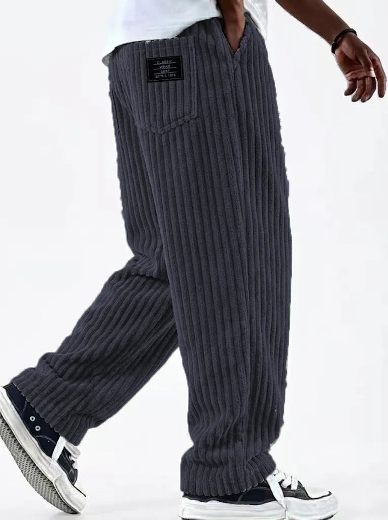 Men's Drawstring Waist Casual Pants For Everyday Wear