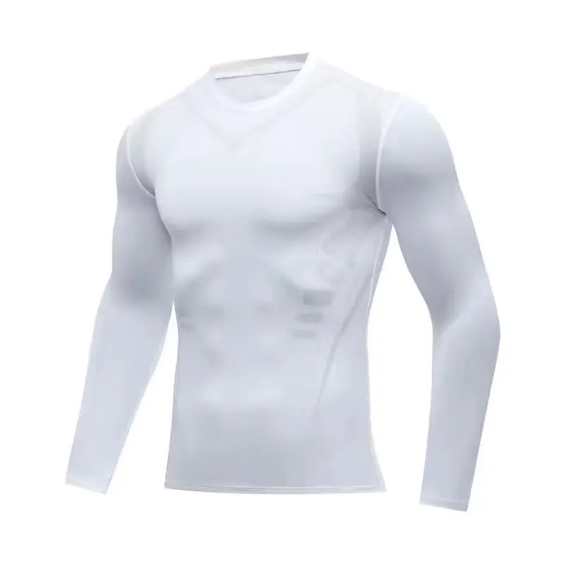Men's Long Sleeve Fitted Training T-Shirt