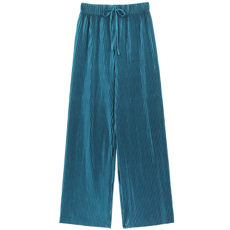 Women’s Pleated Wide-Leg Pants