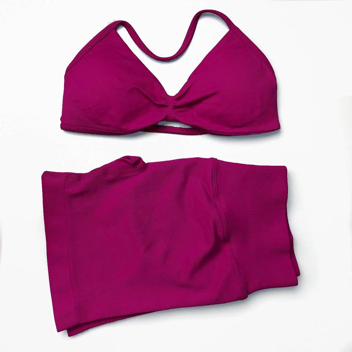 Women's Halter Bra And Variable Bottoms Yoga Set