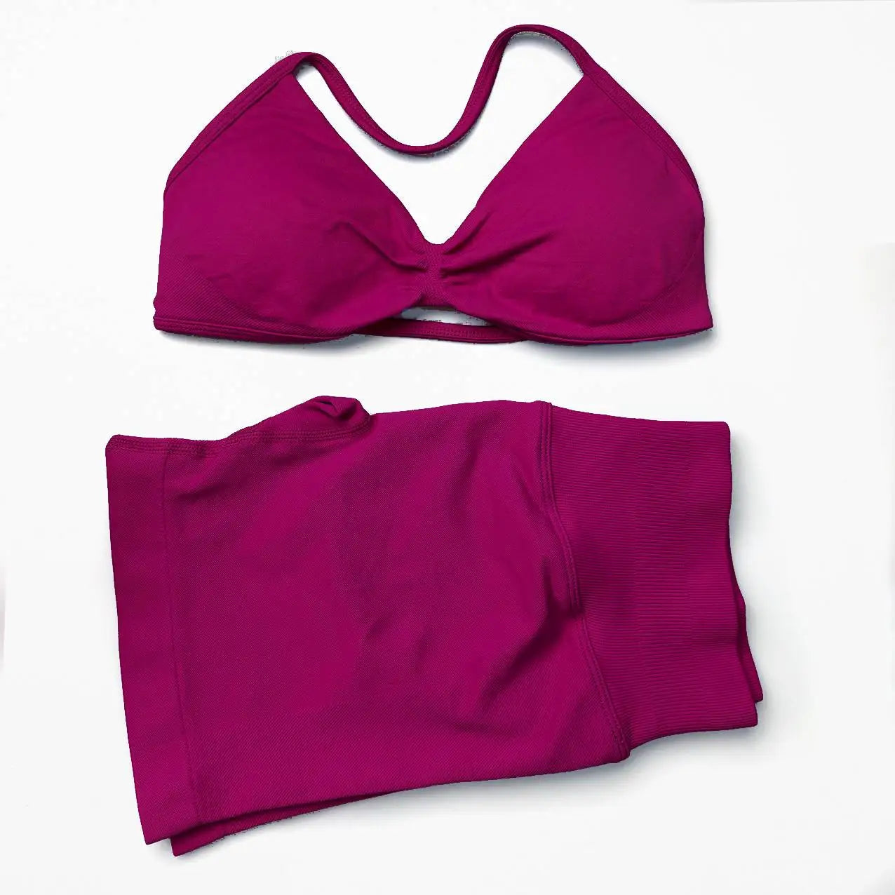 Women's Halter Bra And Variable Bottoms Yoga Set