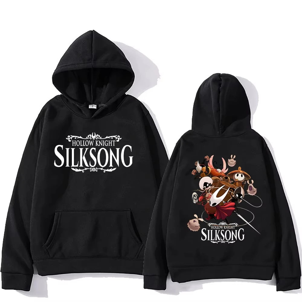 Game-Graphic Long-Sleeve Pullover Hoodie