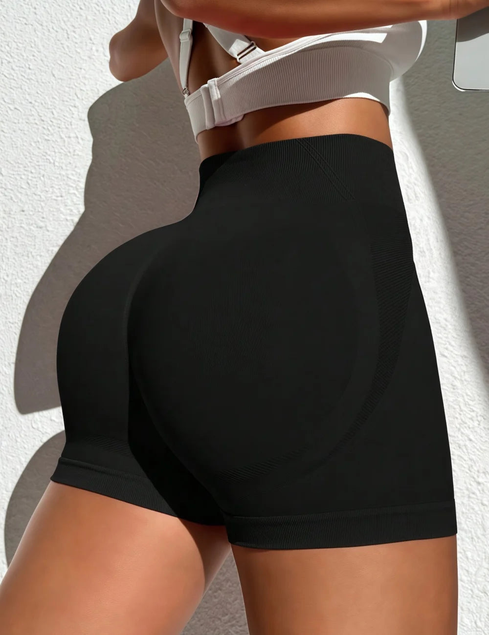 Women's High-Waist Fitted Workout Shorts